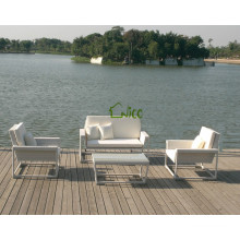 DE-(141) outdoor furniture garden rattan sofa set designs and prices